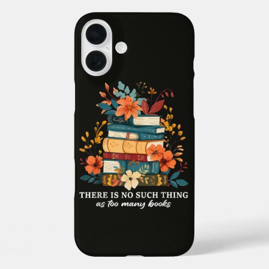 Er is geen dergelijk ding als te veel boeken Case-Mate iPhone case (Achterkant)