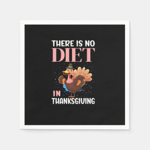 Er is geen dieet in de Thanksgiving Servet