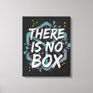 Er Is Geen Doos Creatief Denken Canvas Afdruk