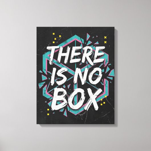 Er Is Geen Doos Creatief Denken Canvas Afdruk (Voorkant)