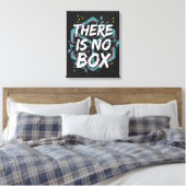 Er Is Geen Doos Creatief Denken Canvas Afdruk (Insitu (Slaapkamer))