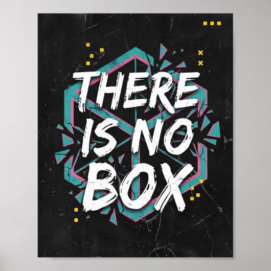 Er Is Geen Doos Creatief Denken Poster (Voorkant)