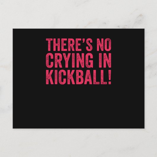 Er is geen drankje in Kickball Briefkaart (Voorkant)