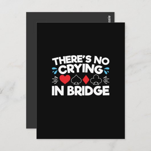 Er is geen drogen in Bridge Briefkaart (Voorkant / Achterkant)