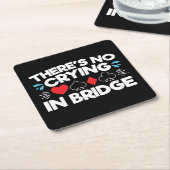 Er is geen drogen in Bridge Kartonnen Onderzetters (Schuin)