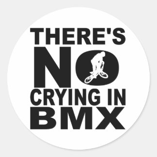 Er is geen droging in BMX Ronde Sticker