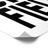 Er is geen droging in fieldhockey poster (Hoek)