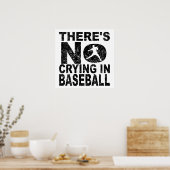 Er is geen droging in honkbal poster (Keuken)