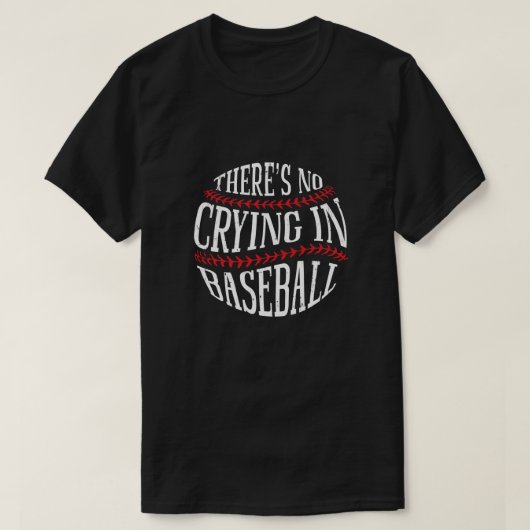 Er is geen droging in honkbal t-shirt (Design voorkant)