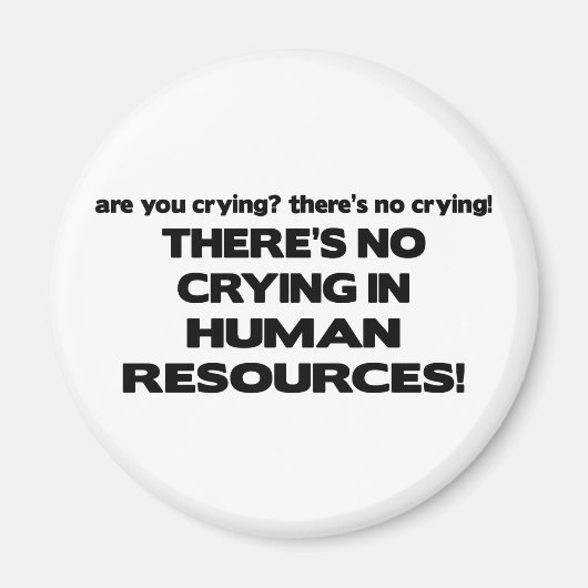 Er is geen Droging in Personeel Magneet (Voorkant)