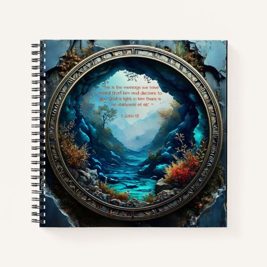 Er is geen duisternis om tijd door te brengen met  notitieboek (Voorkant)