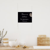 Er is geen duisternis -Shakespeare quote -art prin Poster (Keuken)