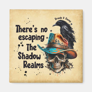 Er is geen Escaping Brenda K Davies Shadow Realms Magneet