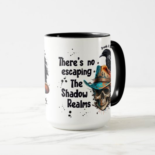 Er is geen Escaping Brenda K Davies Shadow Realms Mok (Voorkant rechts)