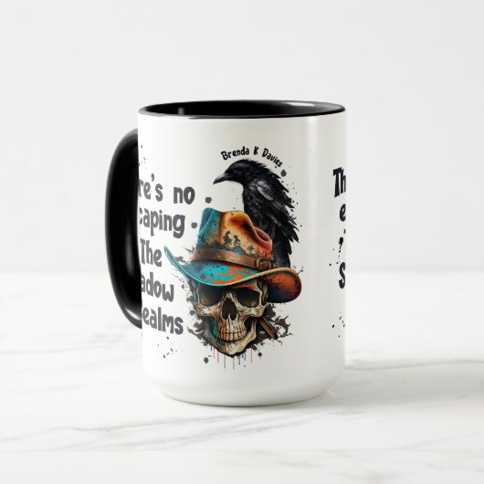 Er is geen Escaping Brenda K Davies Shadow Realms Mok (Voorkant links)