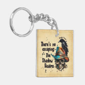 Er is geen Escaping Brenda K Davies Shadow Realms Sleutelhanger (Voorkant Links)