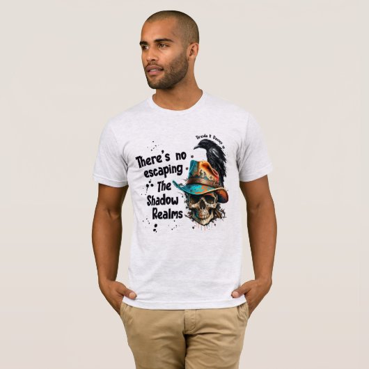 Er is geen Escaping Brenda K Davies Shadow Realms T-shirt (Voorkant volledig)