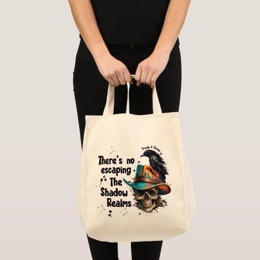 Er is geen Escaping Brenda K Davies Shadow Realms Tote Bag (Voorkant (product))