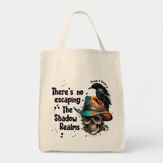 Er is geen Escaping Brenda K Davies Shadow Realms Tote Bag (Voorkant)
