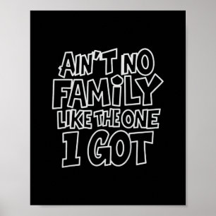 Er Is Geen Familie Zoals Degene Die Ik Heb Grappig Poster