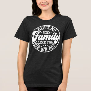 Er is geen familie zoals humor Familie Matchende g Tri-Blend Shirt
