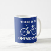 Er is geen fietsseizoen koffiemok (Voorkant rechts)