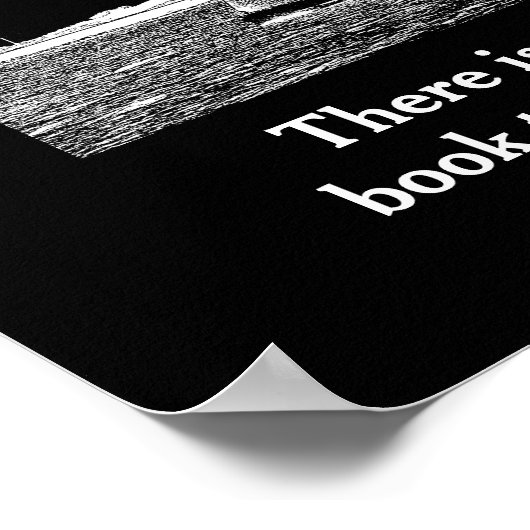 Er is geen fregat _ Emily Dickinson - de kunstdruk Poster (Hoek)