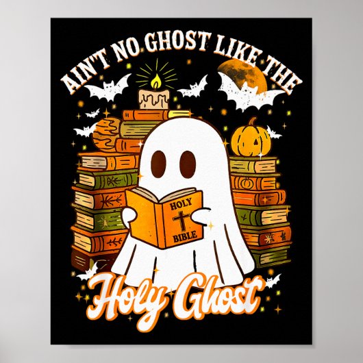 Er Is Geen Geest Als De Heilige Geest Grappig Chri Poster (Voorkant)