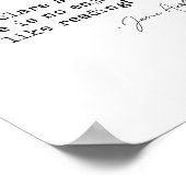 Er is geen genot als Jane Austen lezen Poster (Hoek)