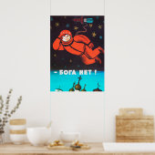Er is geen god!, 1960, USSR — poster van de Sovjet (Keuken)