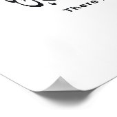 Er is geen God behalve Allah | Poster voor kalligr (Hoek)