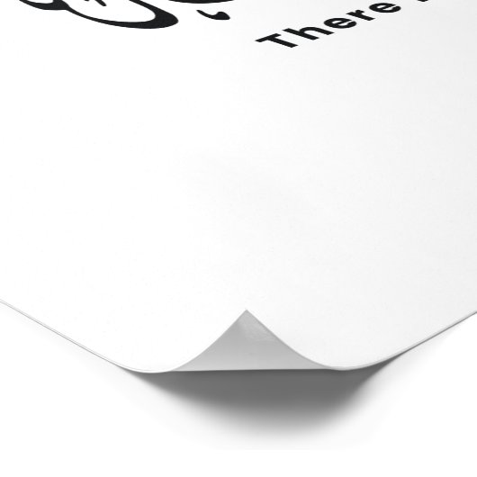 Er is geen God behalve Allah | Poster voor kalligr (Hoek)