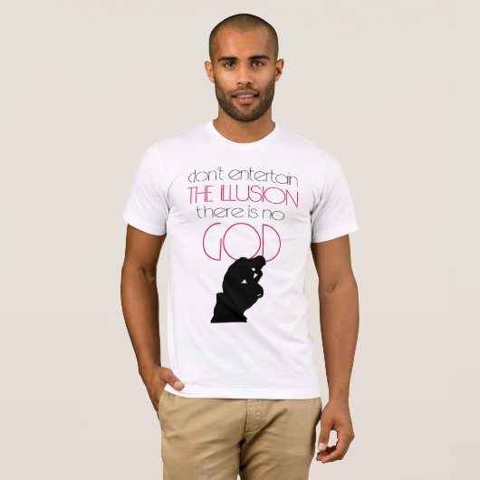 Er is geen God T-shirt (Voorkant volledig)