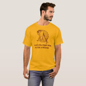 Er is geen goede manier om een Rhesus te eten T-shirt (Voorkant volledig)
