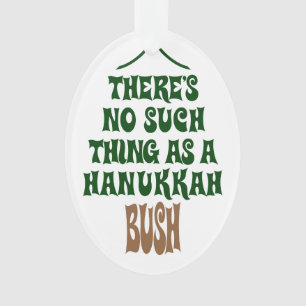 Er is geen Hanukkah-Struik Ornament