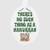 Er is geen Hanukkah-Struik Ornament (achterkant)