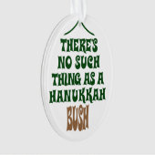 Er is geen Hanukkah-Struik Ornament (voorkant)