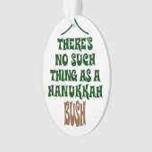 Er is geen Hanukkah-Struik Ornament (voorkant)