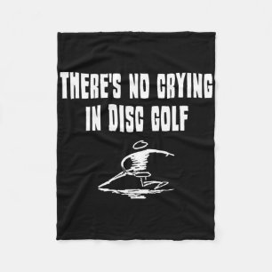 Er Is Geen Huilen Bij Disc Golf Sporten Fleece Deken