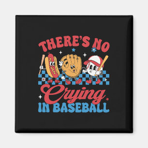 Er is geen huilen in honkbal grappige spel dag bas magneet