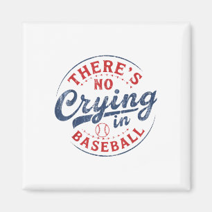Er is geen huilen in honkbal grappige spel dag bas magneet