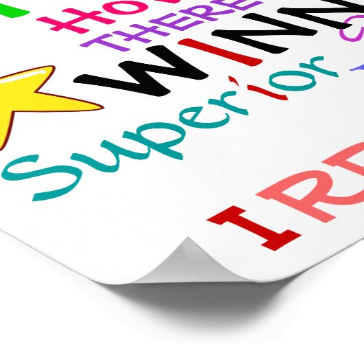 Er is geen "ik" in TEAM, ECHTER ... Poster (Hoek)