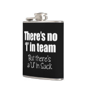 Er is geen 'ik' in Team Flask. Heupfles (Links)