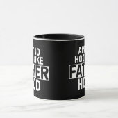 Er is geen kap zoals vaderschapsvaders dag zwart mok (Midden)