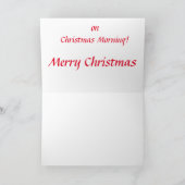 Er is geen leven voor koffie kleur schets holle feestdagen kaart (Binnen)