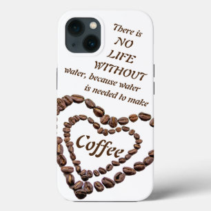 Er is geen leven zonder verslaving aan koffieliefh Case-Mate iPhone case