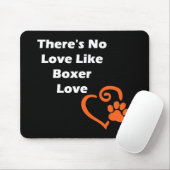 Er is geen liefde zoals Boxer Love Muismat (Met muis)