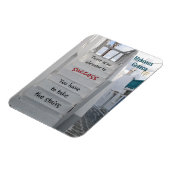 Er is geen lift naar succes. Gepersonaliseerd Magneet (Linkerzijde)