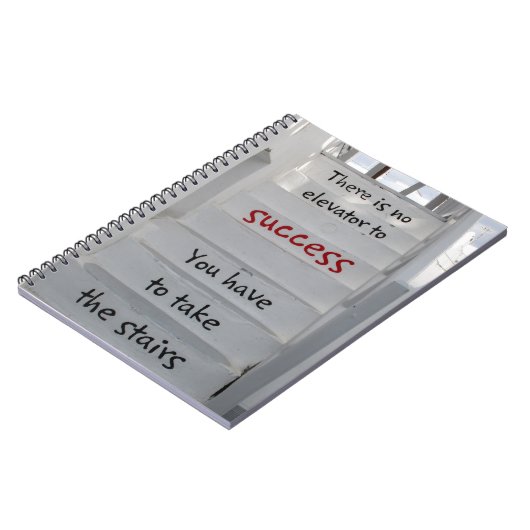 Er is geen lift naar succes notitieboek (Linkerzijde)