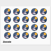 Er is geen limiet ronde sticker (Vel)